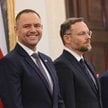 Prezydent RP Karol Nawrocki i szef jego kancelarii Zbigniew Bogucki