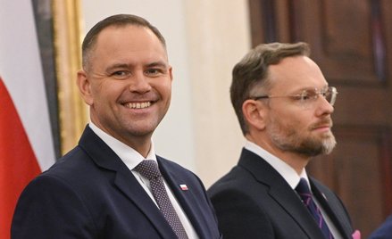 Prezydent RP Karol Nawrocki i szef jego kancelarii Zbigniew Bogucki