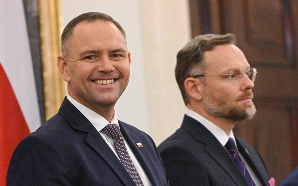 Prezydent RP Karol Nawrocki i szef jego kancelarii Zbigniew Bogucki