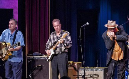 MIstrzowska mieszanka amerykańskiego bluesa (od lewej): Little Charlie Baty, Anson Funderburgh i Mar