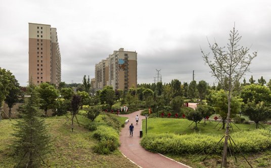 Osiedle mieszkaniowe w Xiong'an.