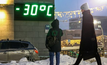 W Nowosybirsku temperatura spadła do -30 stopni