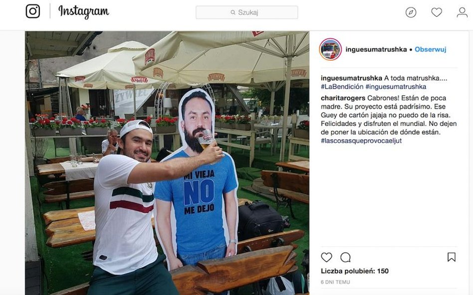 Żona nie pozwoliła mu jechać na mundial. Koledzy zabrali podobiznę