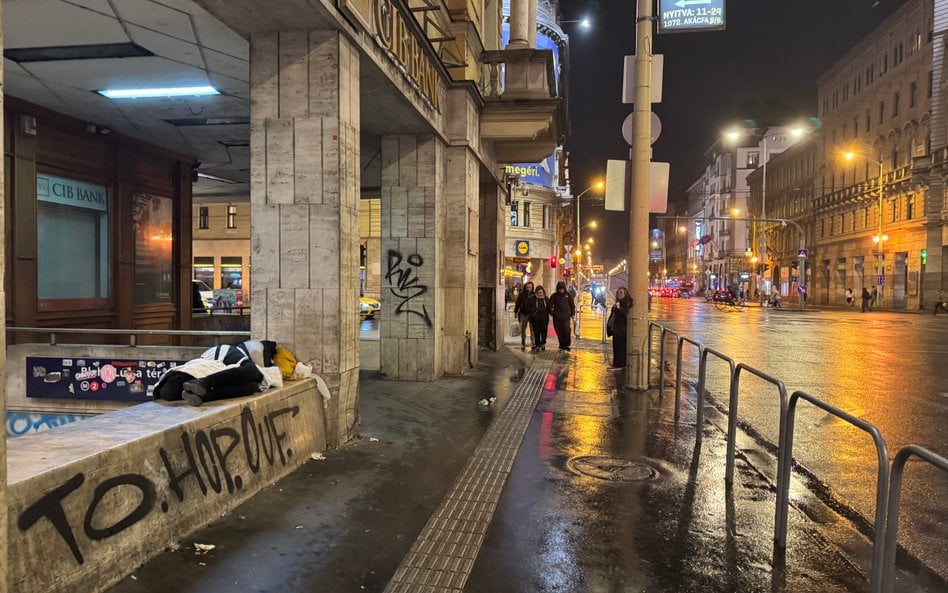 W Budapeszcie na ulicach znów pojawili się bezdomni