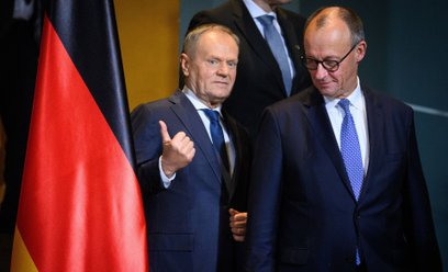 Donald Tusk i Friedrich Merz