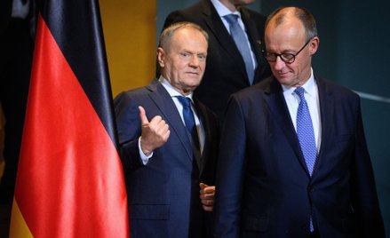 Donald Tusk i Friedrich Merz