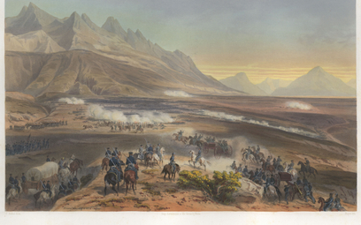23 lutego 1847 r. wojska amerykańskie dowodzone przez Taylora natknęły się koło Buena Vista na idącą