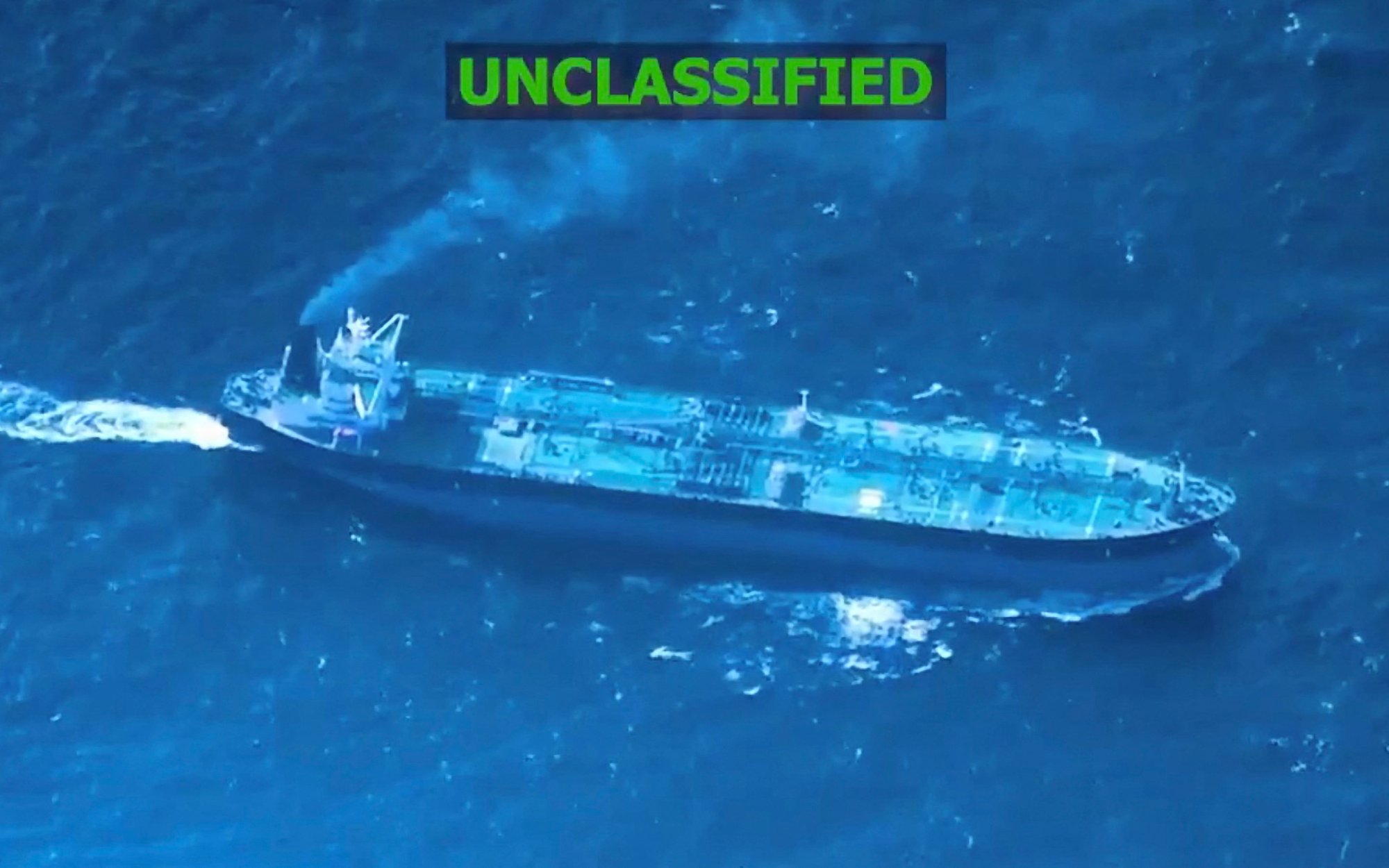 Marines na pokładzie siódmego tankowca rosyjskiej floty cieni