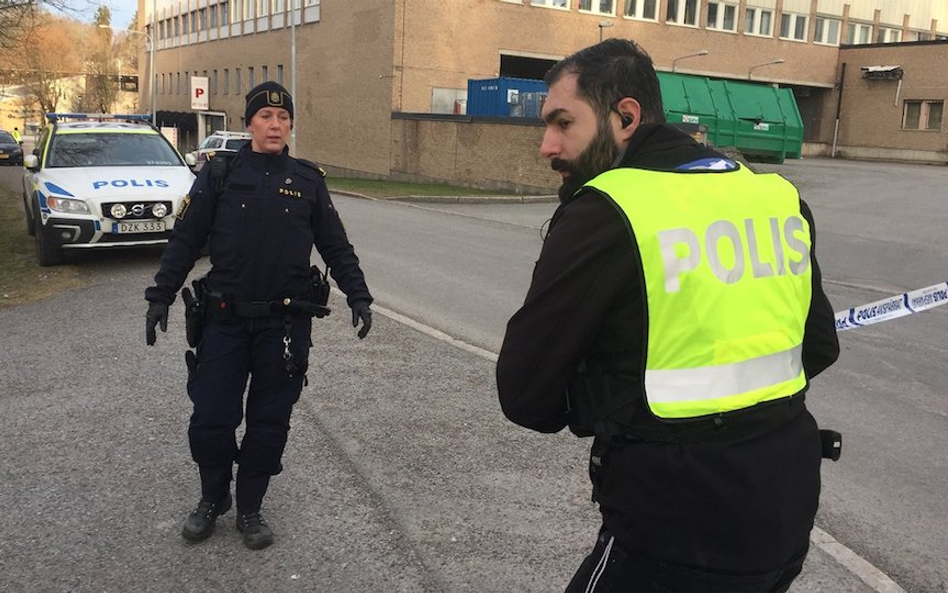 Wybuch przy stacji metra w Sztokholmie