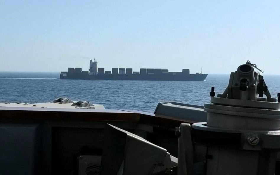 Statek Touska, który został zajęty przez siły USA