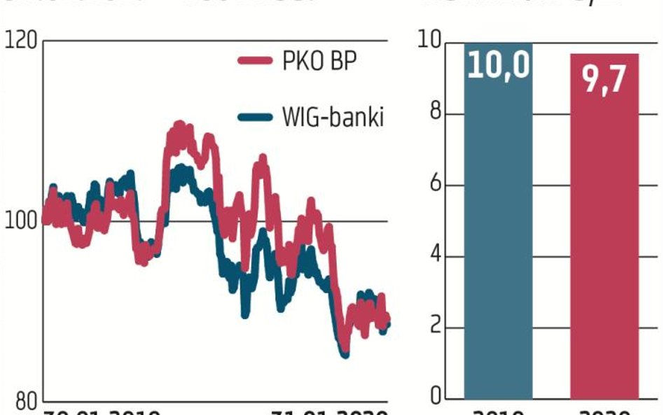 Tylko wybrane banki mają w tym roku szanse na wzrost notowań