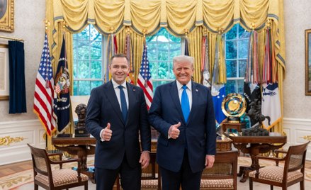 Karol Nawrocki spotkał się z Donaldem Trumpem w Białym Domu podczas kampanii wyborczej.