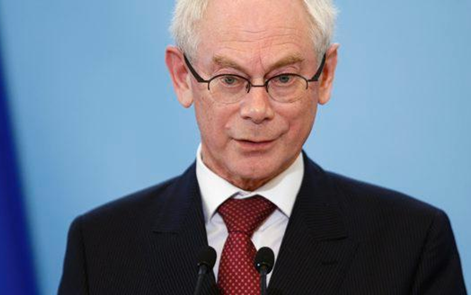 Herman Van Rompuy, przewodniczący Rady Europejskiej