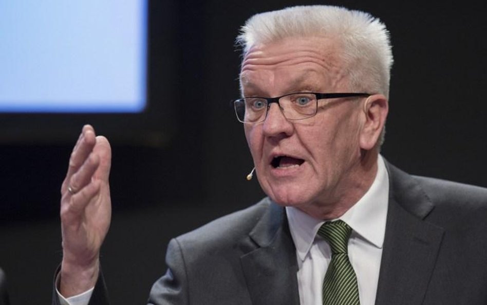 Winfried Kretschmann, jedyny premier z partii Zielonych
