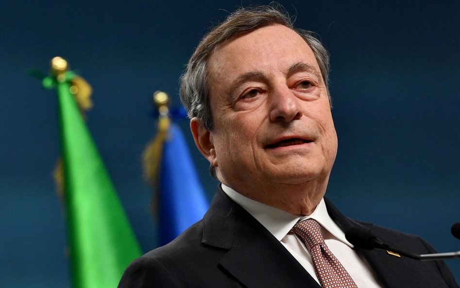 Premier Włoch Mario Draghi