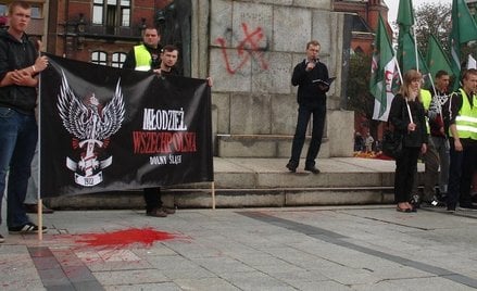 Działacz Młodzieży Wszechpolskiej zatrzymany przez policję