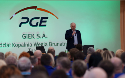 Dariusz Marzec, prezes PGE, z wizytą w Kompleksie Turów