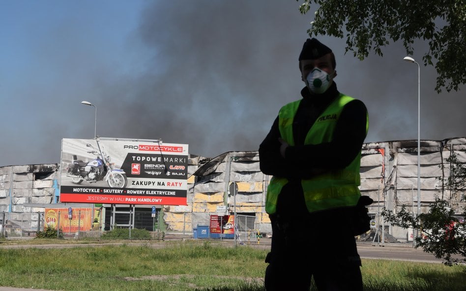 Rosyjskie służby mają stać m.in. za podpaleniem hali przy ulicy Marywilskiej w Warszawie
