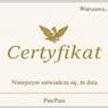 Certyfikat - Pisz u nas, zbieraj punkty