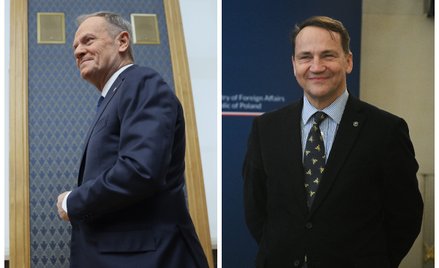 Donald Tusk i Radosław Sikorski