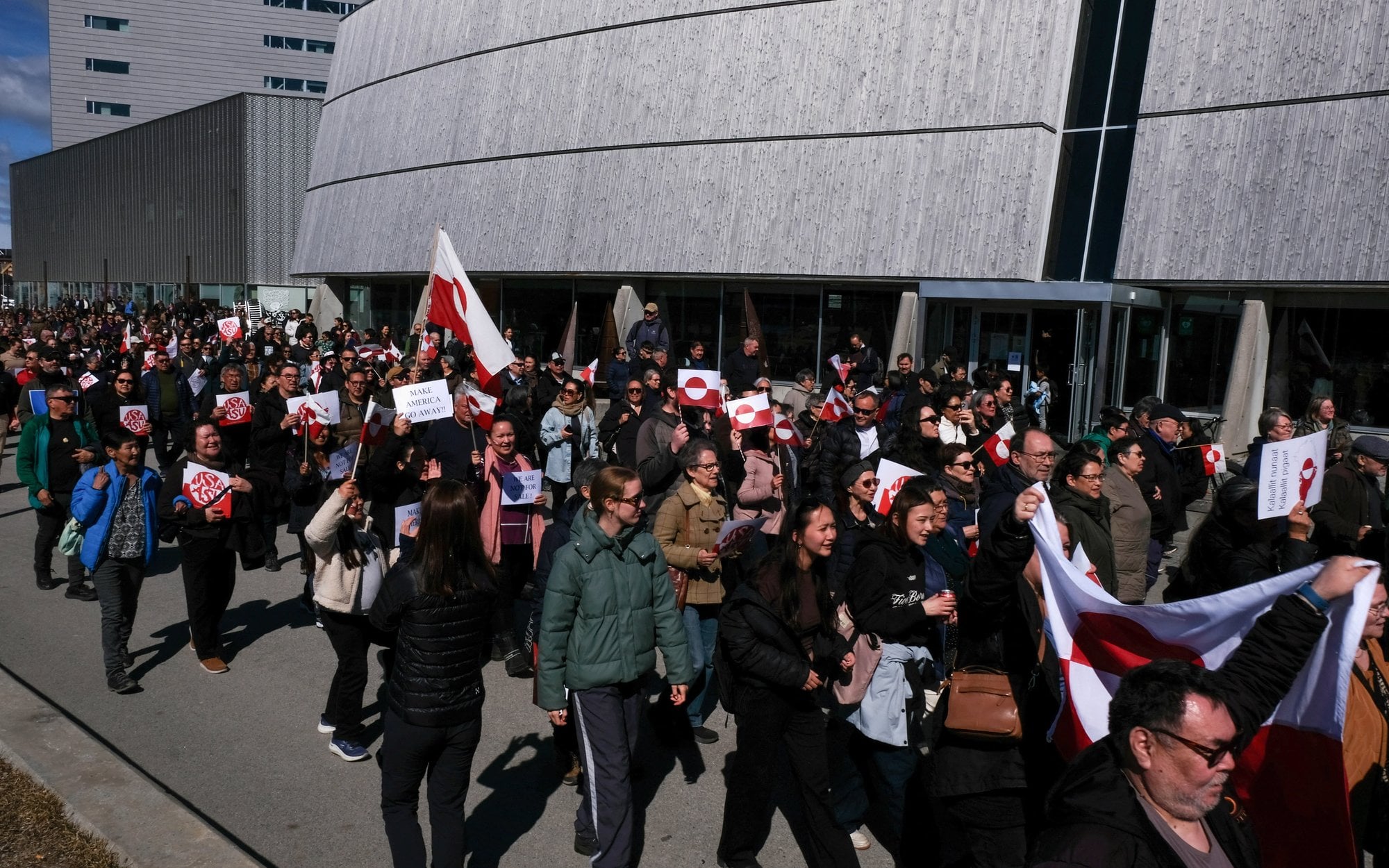 Mieszkańcy Grenlandii wyszli na ulice. Protest po decyzji władz USA
