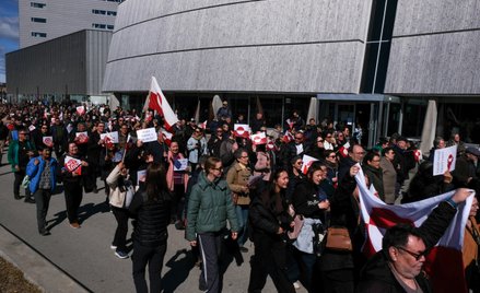 Protest mieszkańców Grenlandii w Nuuk