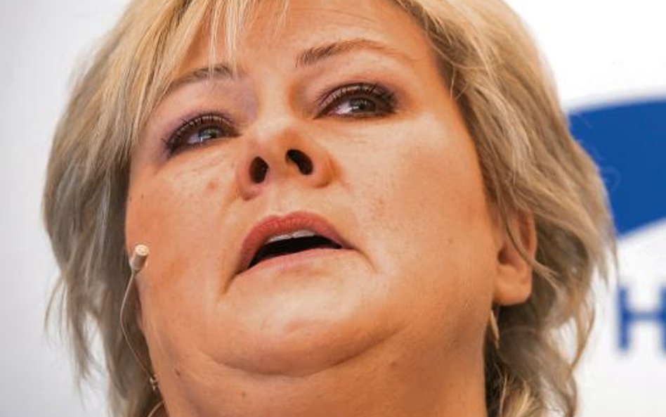 Erna Solberg, szefowa Partii Konserwatywnej