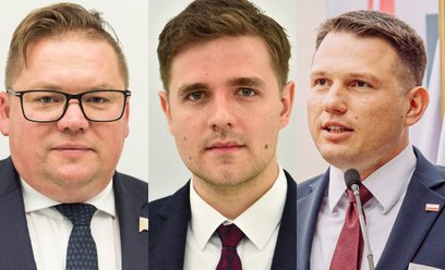Od lewej: Sławomir Ćwik (Centrum) w akcjach ulokowane miał na koniec 2025 r. ponad 3,1 mln zł. Rober
