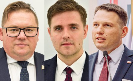 Od lewej: Sławomir Ćwik (Centrum) w akcjach ulokowane miał na koniec 2025 r. ponad 3,1 mln zł. Rober