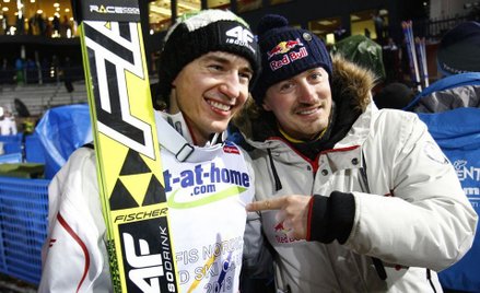 Kamil Stoch – dwukrotny mistrz olimpijski i Adam Małysz w nowej roli – dyrektora koordynatora kadry 