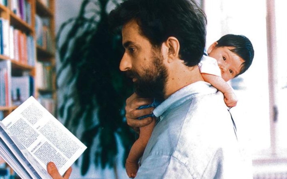 Jako Nanni z synem w filmie „Kwiecień” (1998)