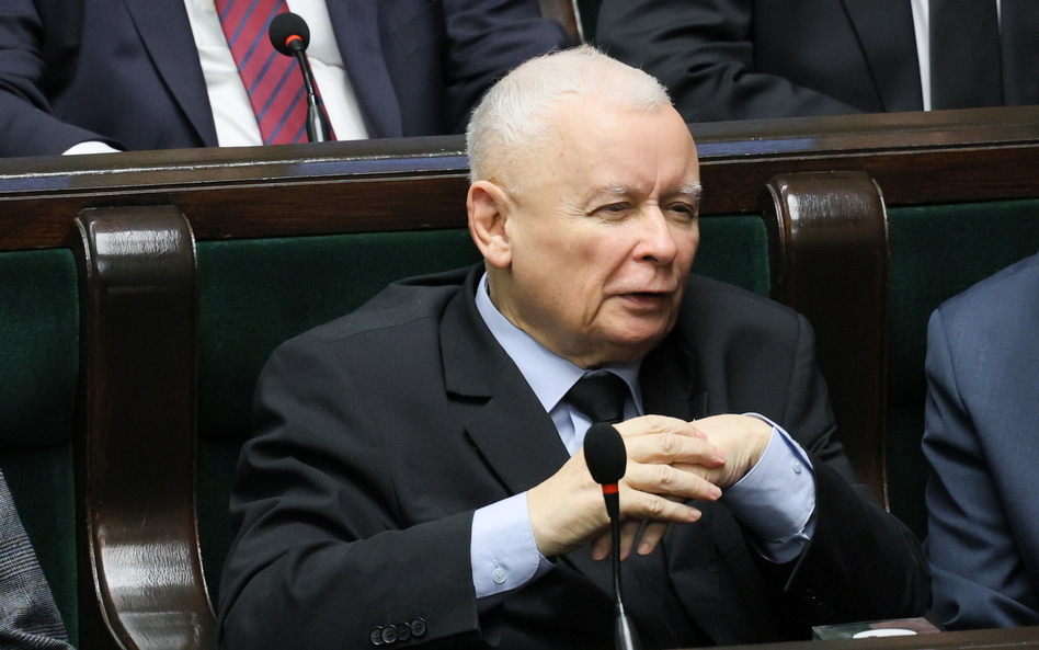 Prezes PiS Jarosław Kaczyński