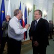 Bronisław Komorowski i Adam Michnik