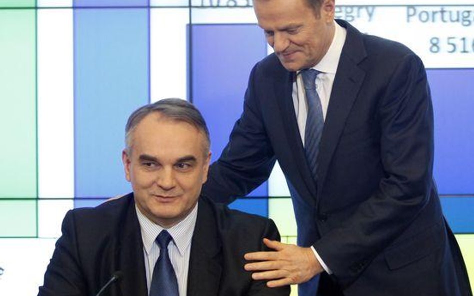 Premier Donald Tusk i wicepremier Waldemar Pawlak