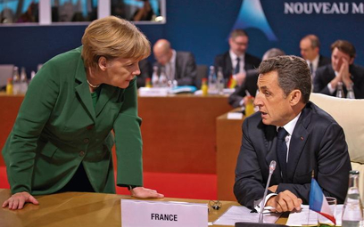 Niemiecka kanclerz Angela Merkel i francuski prezydent Nicolas Sarkozy nie zdołali na razie przekona