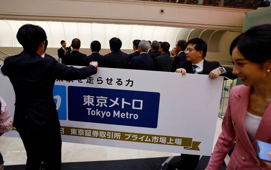 Udany debiut Tokyo Metro. Największe IPO w Japonii od sześciu lat