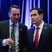 Minister spraw zagranicznych Polski Radosław Sikorski i sekretarz stanu USA Marco Rubio uczestniczą 