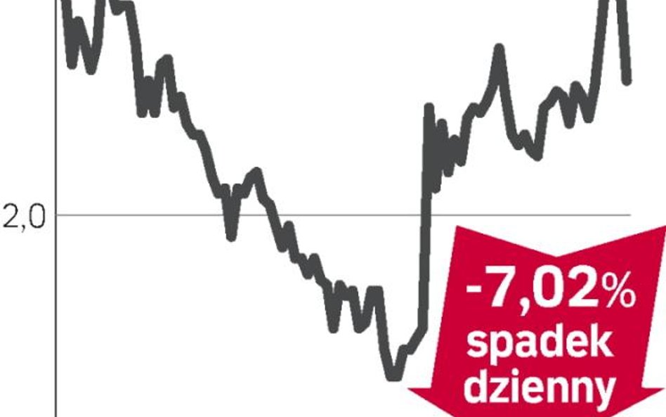 Strata przestraszyła inwestorów