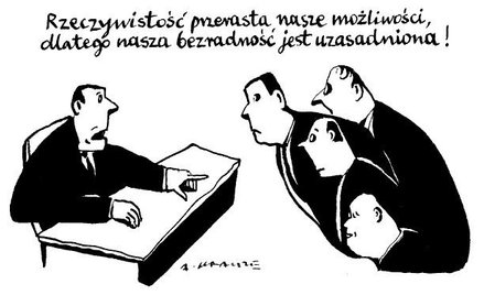 Komentarz rysunkowy. Rzeczywistość przerasta