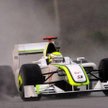 Samochód Brawn GP wyposażony w dyfuzor.