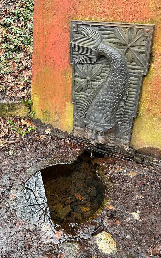 Źródło Staszica na warszawskich Bielanach – jedno ze źródeł, którego woda była niegdyś wykorzystywan