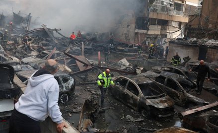 Skutki środowego ataku Sił Obronnych Izraela na Bejrut, 8 kwietnia 2026