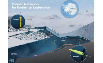 Roboty zbadają lodowce szelfowe Antarktyki