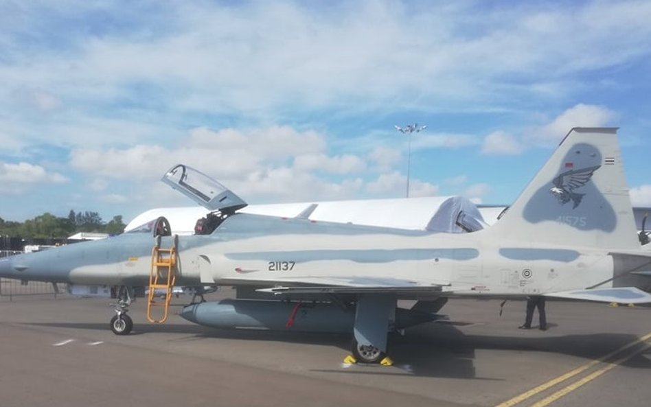 Jeden z pierwszych zmodernizowanych do standardu F-5TH tajlandzkich Tigerów II. Fot./Krzysztof Dymel