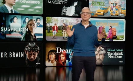 Tim Cook podczas prezentacji nowości firmy Apple w marcu 2022 roku. Szef Apple'a na takie prezentacj