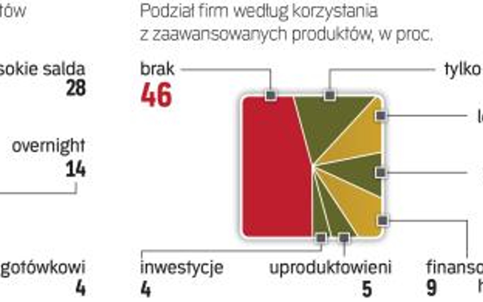 Spółki aktywnie korzystające z produktów mają zupełnie inne oczekiwania niż pozostałe