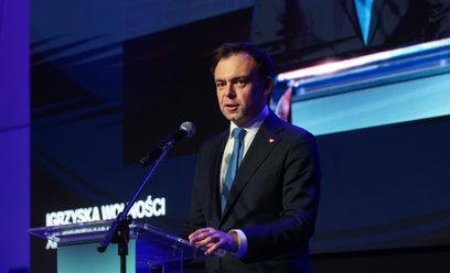 Minister finansów i gospodarki Andrzej Domański