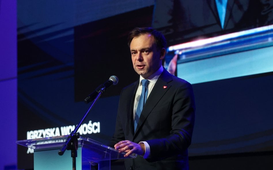 Minister finansów i gospodarki Andrzej Domański