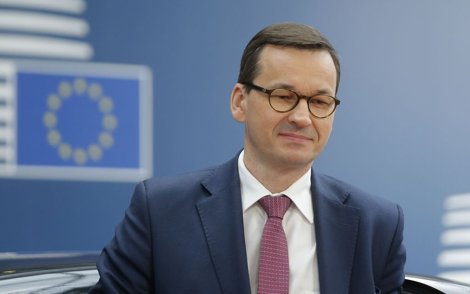 Premier Mateusz Morawiecki w Brukseli.