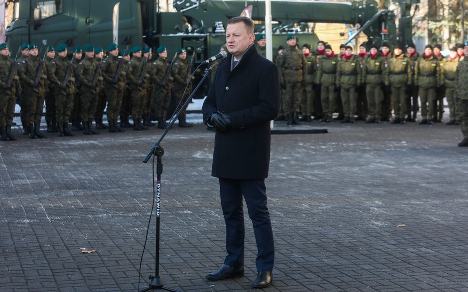 Były minister obrony narodowej Mariusz Błaszczak